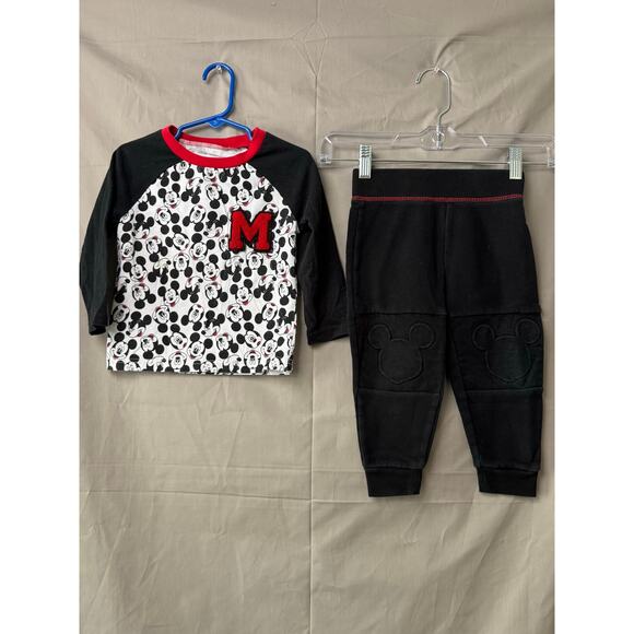 Disney Mickey and the Roadster Racers Long Sleeve Shirt and Pants Outfit Size 2T - Picture 1 of 7